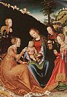 The Mystic Marriage of St Catherine by Lucas Cranach the Elder